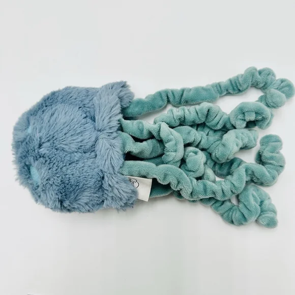 Slumberkins Mini Jellyfish Blue Plush Stuffed Animal 8" - Picture 4 of 6
